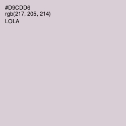 #D9CDD6 - Lola Color Image