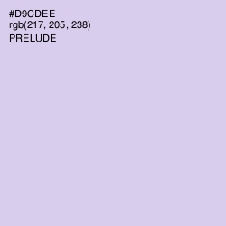 #D9CDEE - Prelude Color Image