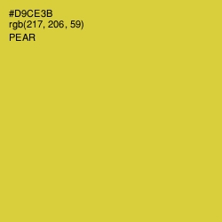 #D9CE3B - Pear Color Image