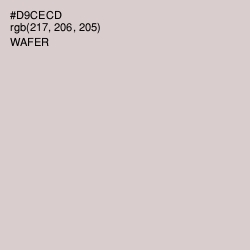 #D9CECD - Wafer Color Image