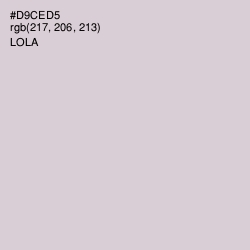 #D9CED5 - Lola Color Image