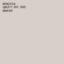 #D9CFCA - Wafer Color Image