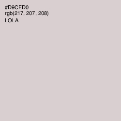 #D9CFD0 - Lola Color Image