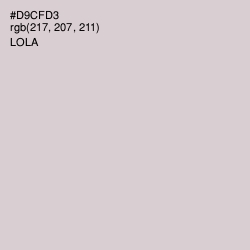 #D9CFD3 - Lola Color Image