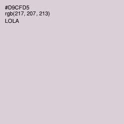 #D9CFD5 - Lola Color Image