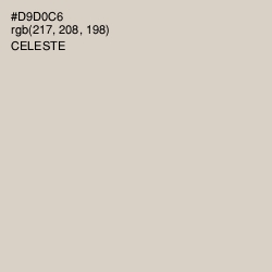 #D9D0C6 - Celeste Color Image