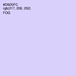 #D9D0FC - Fog Color Image