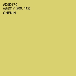 #D9D170 - Chenin Color Image