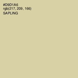 #D9D1A6 - Sapling Color Image