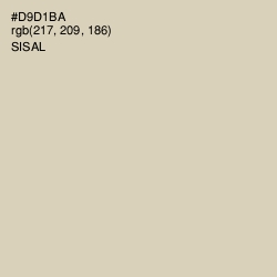 #D9D1BA - Sisal Color Image