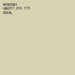 #D9D2B1 - Sisal Color Image