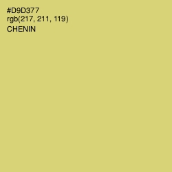 #D9D377 - Chenin Color Image