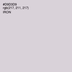 #D9D3D9 - Iron Color Image