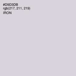 #D9D3DB - Iron Color Image