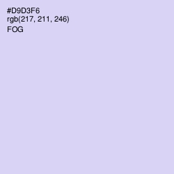 #D9D3F6 - Fog Color Image