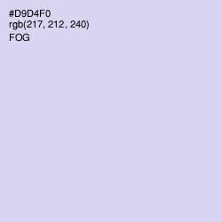 #D9D4F0 - Fog Color Image