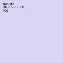 #D9D4F1 - Fog Color Image