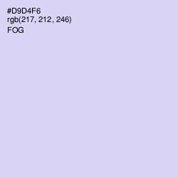 #D9D4F6 - Fog Color Image