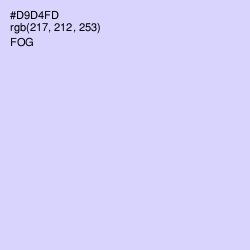 #D9D4FD - Fog Color Image