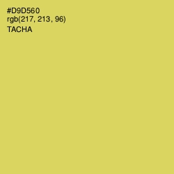 #D9D560 - Tacha Color Image