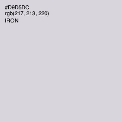 #D9D5DC - Iron Color Image