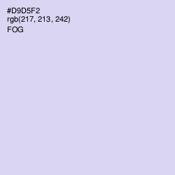 #D9D5F2 - Fog Color Image