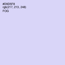 #D9D5F8 - Fog Color Image