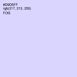 #D9D5FF - Fog Color Image