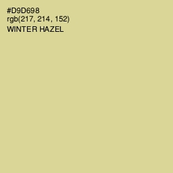 #D9D698 - Winter Hazel Color Image