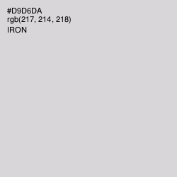 #D9D6DA - Iron Color Image