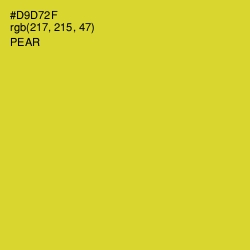 #D9D72F - Pear Color Image