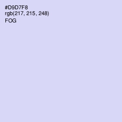 #D9D7F8 - Fog Color Image