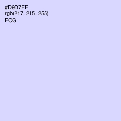 #D9D7FF - Fog Color Image