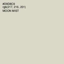 #D9D8C9 - Moon Mist Color Image