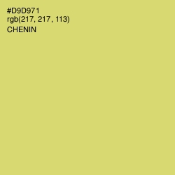 #D9D971 - Chenin Color Image