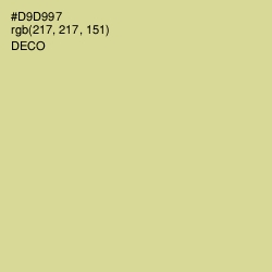 #D9D997 - Deco Color Image