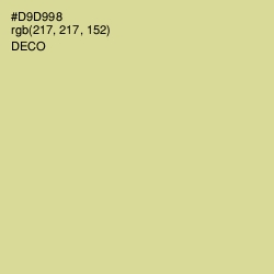 #D9D998 - Deco Color Image