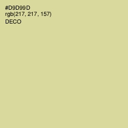 #D9D99D - Deco Color Image