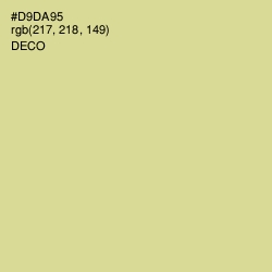 #D9DA95 - Deco Color Image
