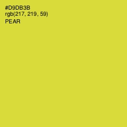 #D9DB3B - Pear Color Image