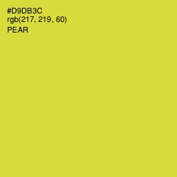 #D9DB3C - Pear Color Image