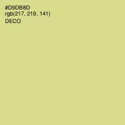 #D9DB8D - Deco Color Image