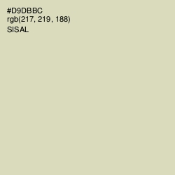 #D9DBBC - Sisal Color Image
