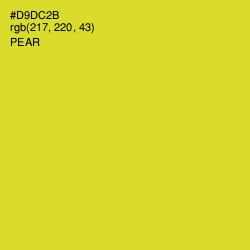 #D9DC2B - Pear Color Image