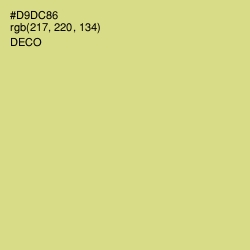 #D9DC86 - Deco Color Image