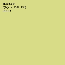#D9DC87 - Deco Color Image