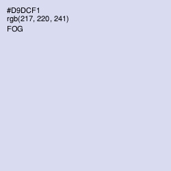 #D9DCF1 - Fog Color Image