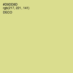 #D9DD8D - Deco Color Image