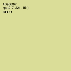 #D9DD97 - Deco Color Image