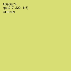 #D9DE74 - Chenin Color Image